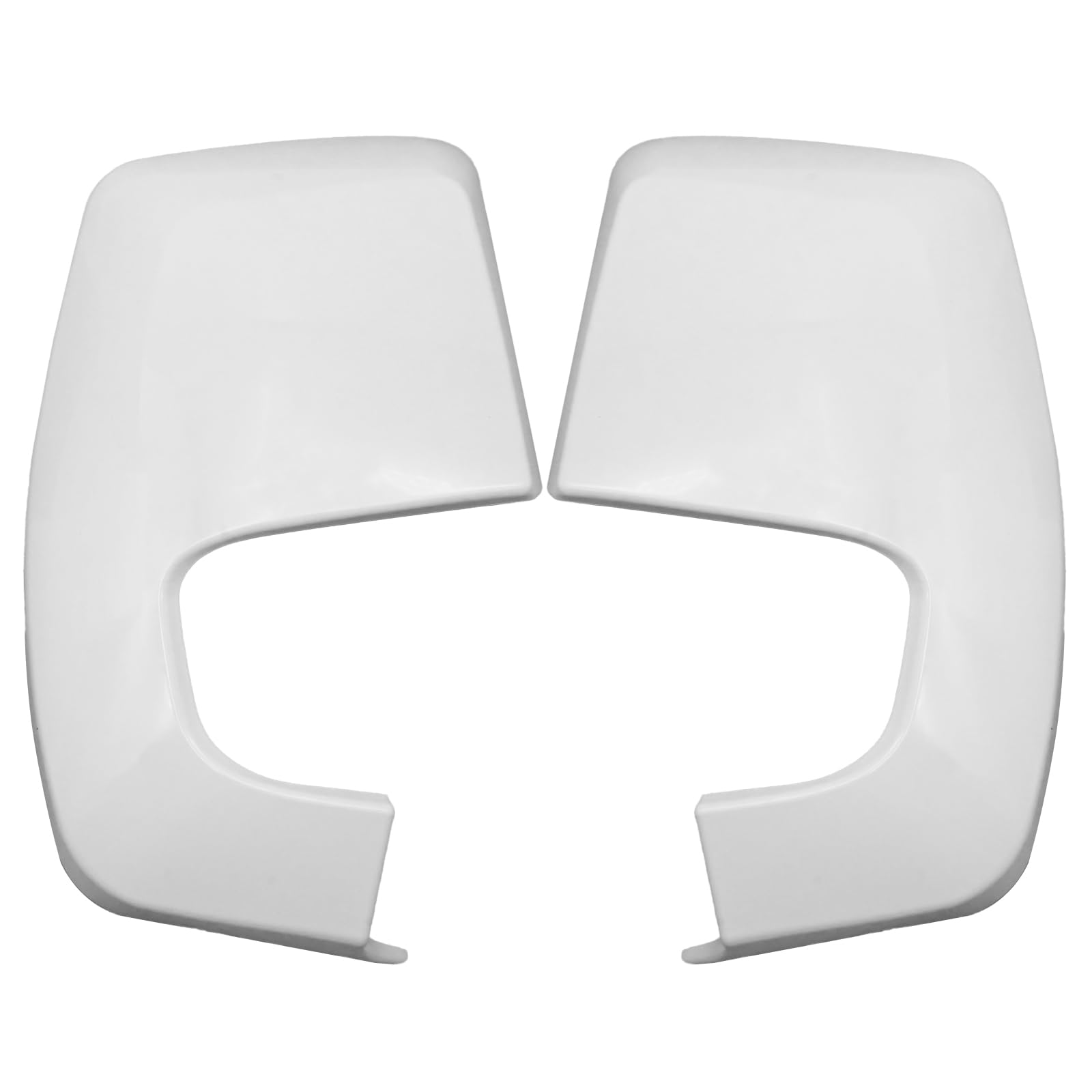 2 pezzi 2064129 bianco sinistro e destro coperture per specchietti retrovisori, ricambio per Ford Transit Custom 2012-Onwards Tourneo Custom dal 2012 in poi, sostituisce 1809085 1809084