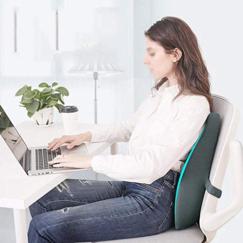 Coussin lombaire contre le mal de dos sur les chaises d'ordinateur et sièges auto