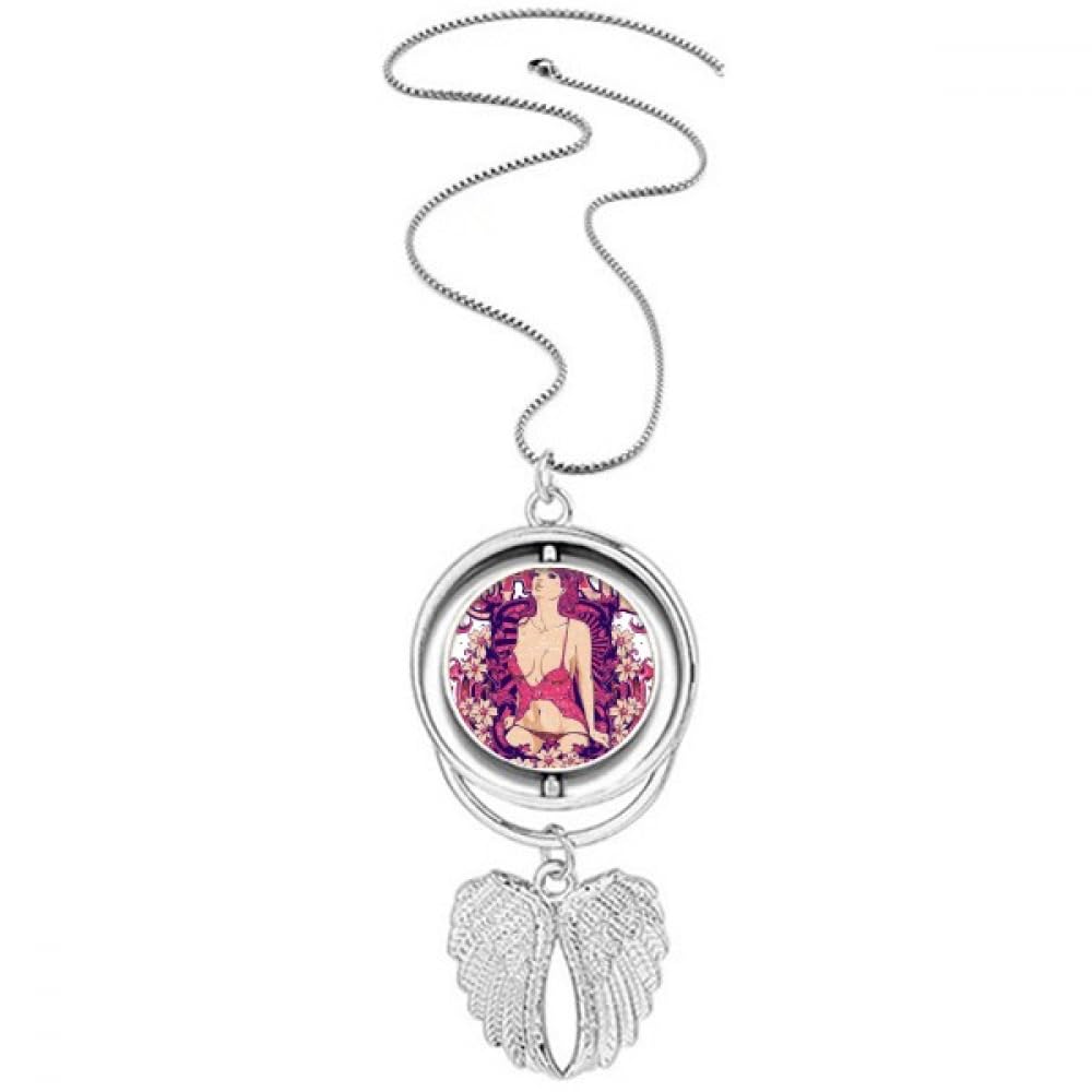 Collier ailes d'ange bonnets D : le bijou anti-retournement qui sublime