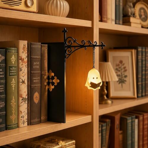 Imagen de Lámpara de Biblioteca Vintage para Estantería Luz LED Cálida Colgante