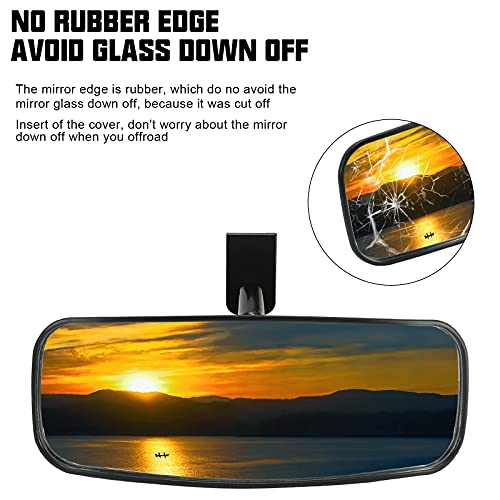 Image of UTV Rear View Mirror Compatible with Polaris Ranger 2015-2027