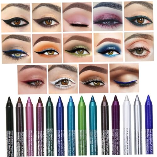 Set de 14 Delineadores en Gel Glitter Waterproof miniatura 4