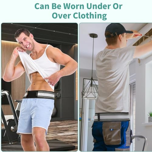 Image of DOLTAS Sacroiliac SI Joint Hip Belt - Adjustable Hip Belt for Back Pain, Sciatica Belt, Pelvic Support Belt for SI Joint Pain & Lower Back Pain Relief - Unisex Support Brace for Men & Women