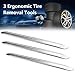 OFNMY 3pcs Desmontadores de Neumáticos Herramientas 300mm para Motocicleta, Coche Eléctrico, Bicicleta,etc