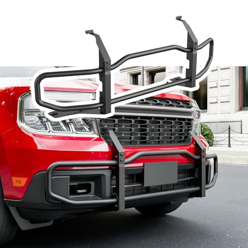 xipoqix Bull Bar Compatible with 2022-2024 Ford Maverick XLT Brush Guard Grille Brush Guard Front Bumper NO 2025 Replacement for 2022-2024 Ford Maverick XLT Accessories