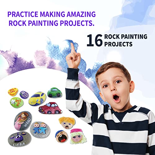 Spicebox Kits For Kids Rock Painting Toy, Model: 5522716 #TOP3