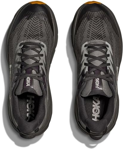 HOKA ONE M CHALLENGER 8 GTX ASPHALT GREY/VARSITY YELLOW - 4