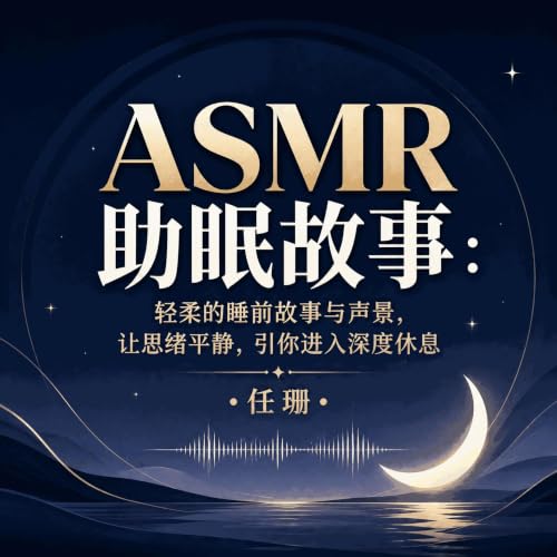 『ASMR助眠故事：轻柔的睡前故事与声景，让思绪平静，引你进入深度休息』のカバーアート