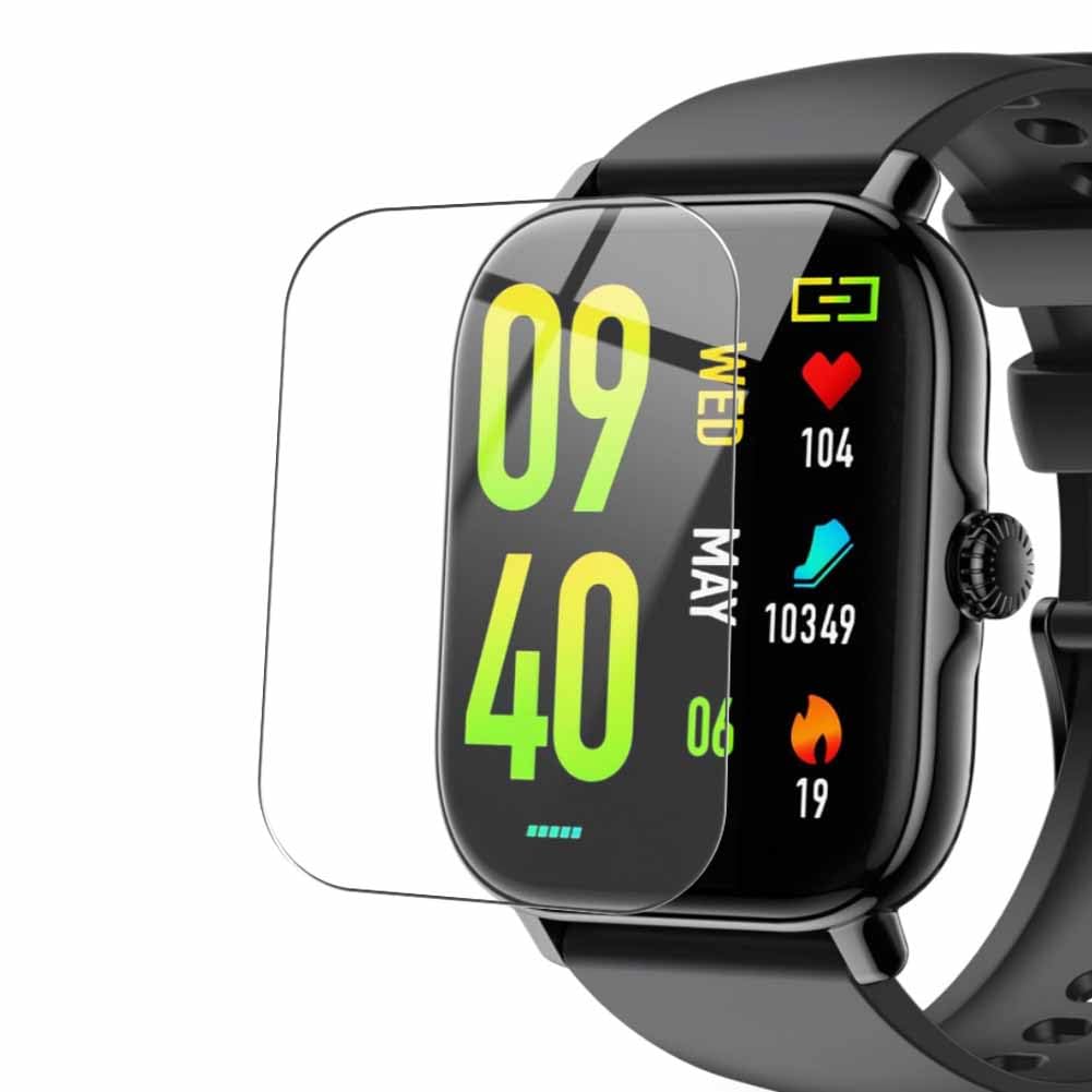 Puccy 3 Pack Screen Protector, compatible with IFMDA P72 LSW2 1.85"" smart watch smartwatch TPU Film Guard （ Not Tempered Glass Protectors）, Transparent