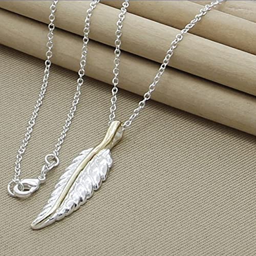 Colliers en argent sterling anti-allergie maille serpent fluide