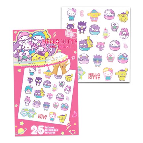 75 Pcs Hello Kitty Temporary Tattoos for Girls Bundle image 4