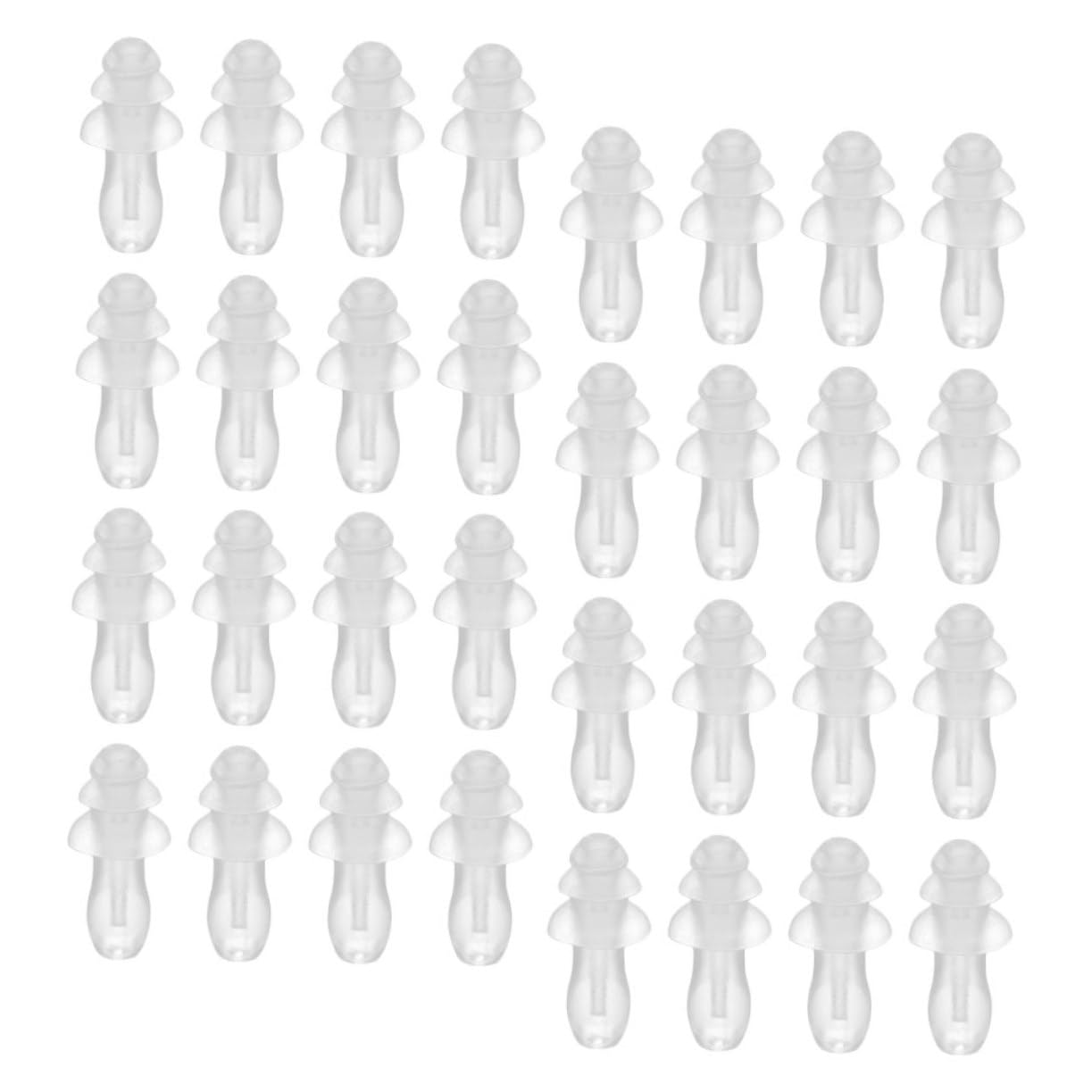 250 Pares De Tapones Para Los Oídos Tapones Impermeables Para Los Oídos Conciertos Tapones Para Los Oídos De Entrenamiento Tapones Para Los Oídos Para La Ducha Tapones Para Los