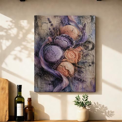 Toile murale vintage de cuisine pour décorer une salle à manger rustique