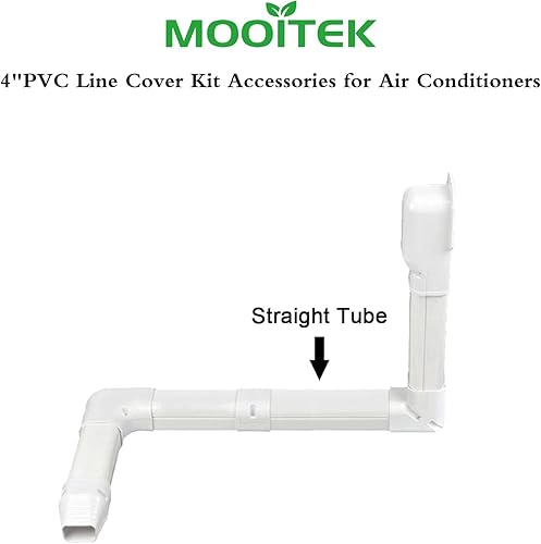 Miniatura 2 de Kit de cubierta de línea de PVC Accesorios de cubierta de tubería para acondicionadores de aire