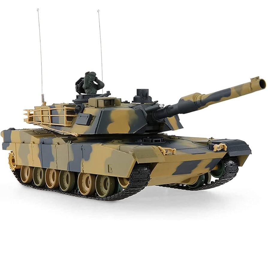 1/24 M1A2 ABRAMS ラジコン戦車 Amazon | 戦車 ラジコン米国エイブラムスM1A2主力戦車1/24