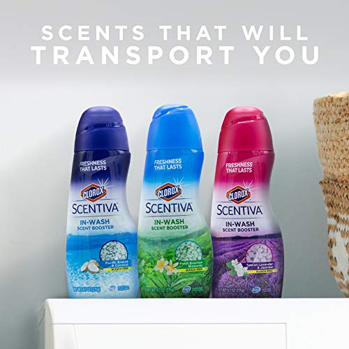Clorox Scentiva Scent Booster Beads Laundry Freshener | Beautiful And Fresh Pacific Breeze & Coconut Scent | Easy To Use Laundry Beads Scent Booster | 9.7 Ounces (6 Pack) #TOP5
