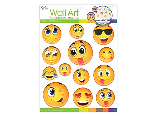 Craft Décor CD820B 3D Pop-Ups Kid's Wall Décor, Emoji - //coolthings.us
