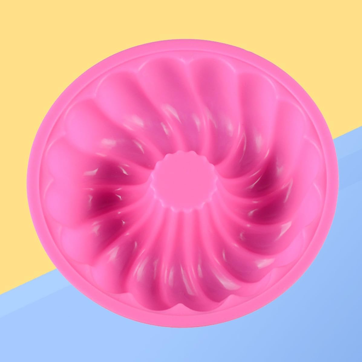 Silicone Spiral Pattern Cake Mold, Easy Release Bakeware Tool