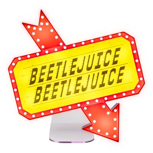 Beetlejuice Icon Lampe d'appoint rétro Paladone pour déco de chambre gothique - 2