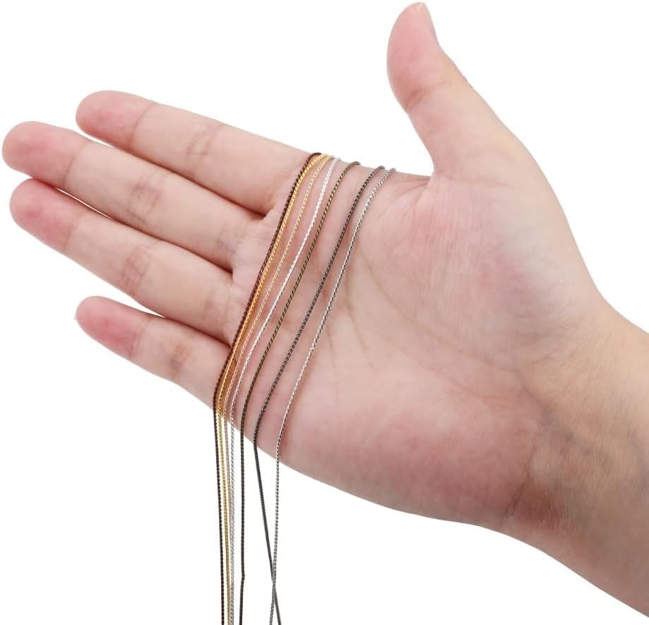 Chaîne serpent couleur or 1mm d'une finition remarquable pour bijoux artisanaux