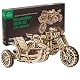 Ugears Motorrad mit Beiwagen 3D-Puzzle für Modellbau