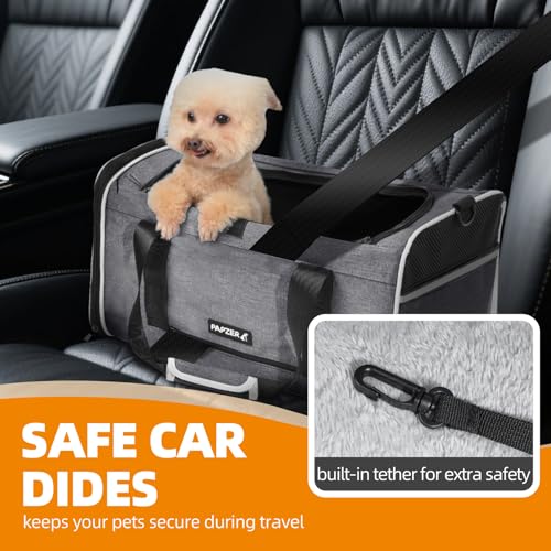 Cat Carrier for Travel, Soft-Sided, Top Loading, Privacy Curtain, to 20 lbs | Medium Pet Carry Bag Nervous Cat, Vet Visits Car Transport, Luggage Sleeve Suitcase Attachable Small Puppy Crate Kennel Grey - Image 7