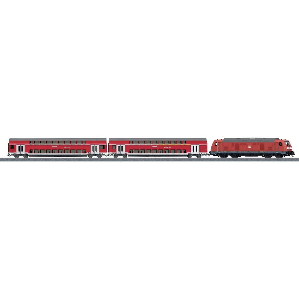 Märklin 29479 Kit de démarrage numérique Regional-Express, Piste de Train Miniature H0, Nombreuses Fonctions sonores, avec Station Mobile et Rails de Voie C