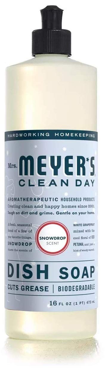 MRS. MEYER'S CLEAN DAY Liquid Soap, Snow Drop 16 Fl Oz (Pack of 3)