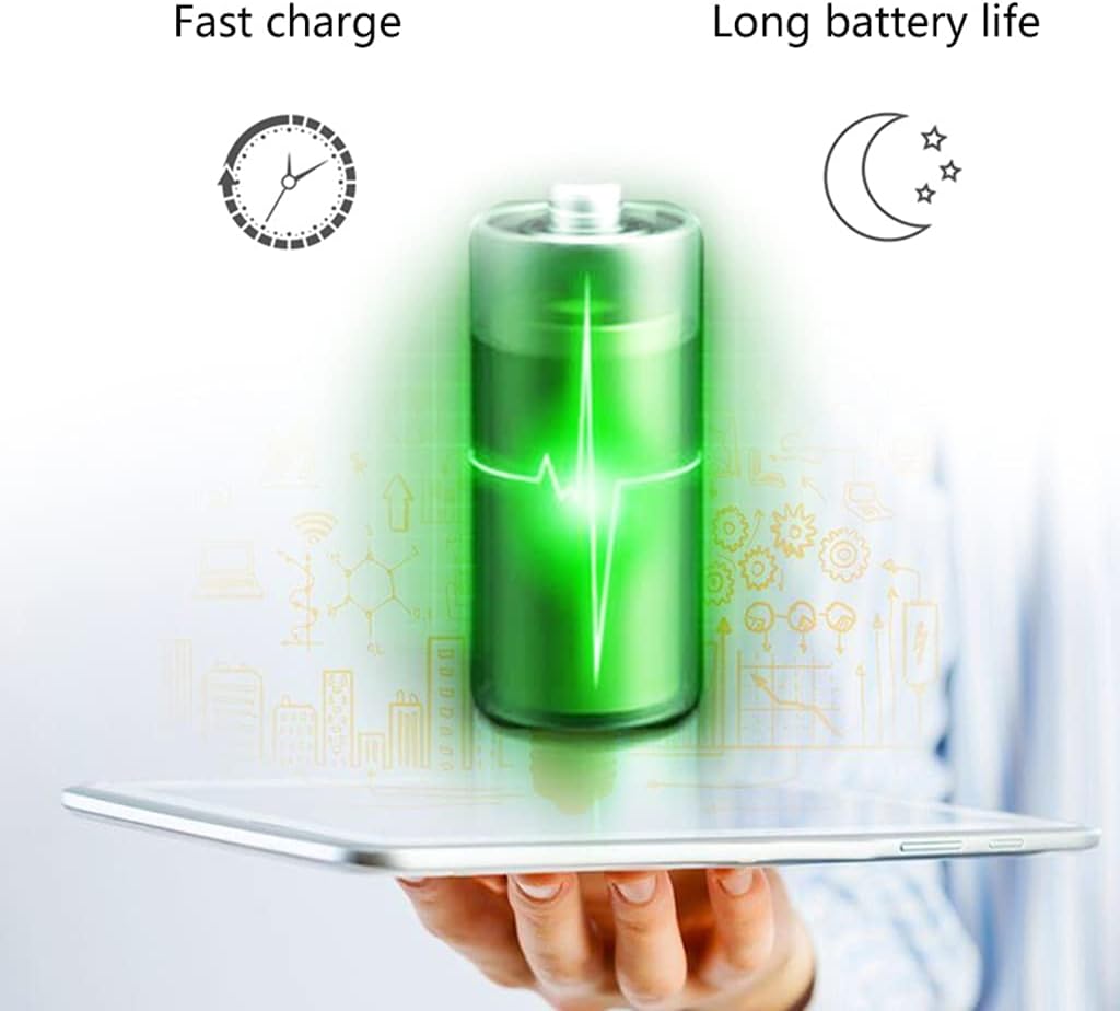 Tabletop Fan Quiet Portable USB Rechargeable Desktop Fan 2000mAh Air Circulator for Head Adjustable for Room D