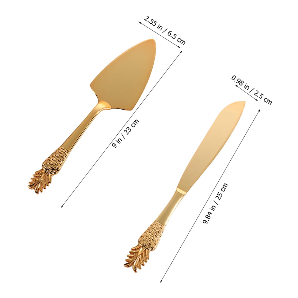 Cabilock 1 Juego Herramientas para Cortar Pasteles Espátula y Corta Pasteles Reutilizable para Bodas y Decoración de Tartas Utensilios de Cocina Profesional y Hogar Diseño Chic y
