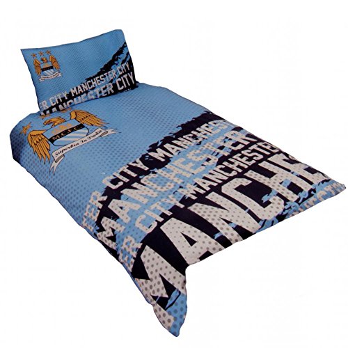 Manchester City F.C. Duvet Set IP Official Merchandise by Manchester City F.C.