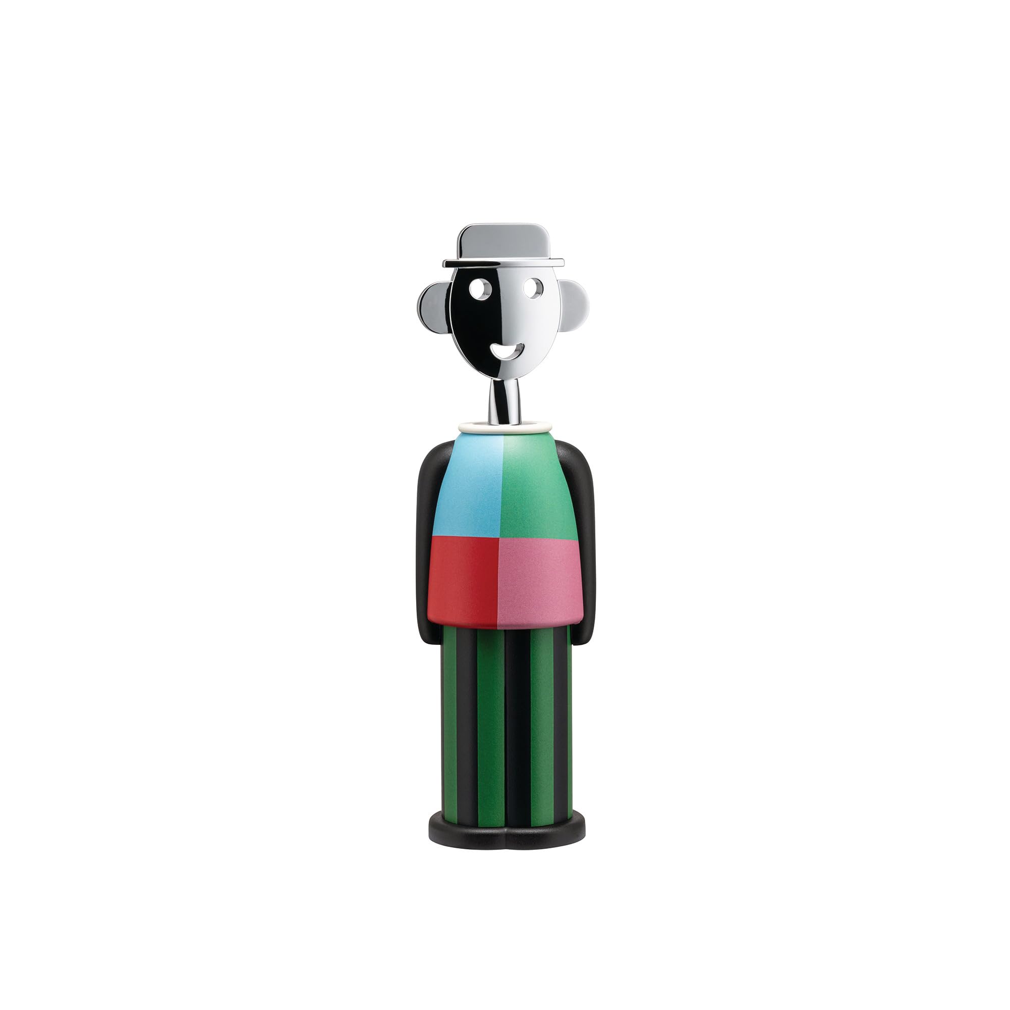 Alessi Alessandro M. Parade AM23A 30 - Cavatappi di Design, in AlkiPaper® e Zama Cromata, Multicolore