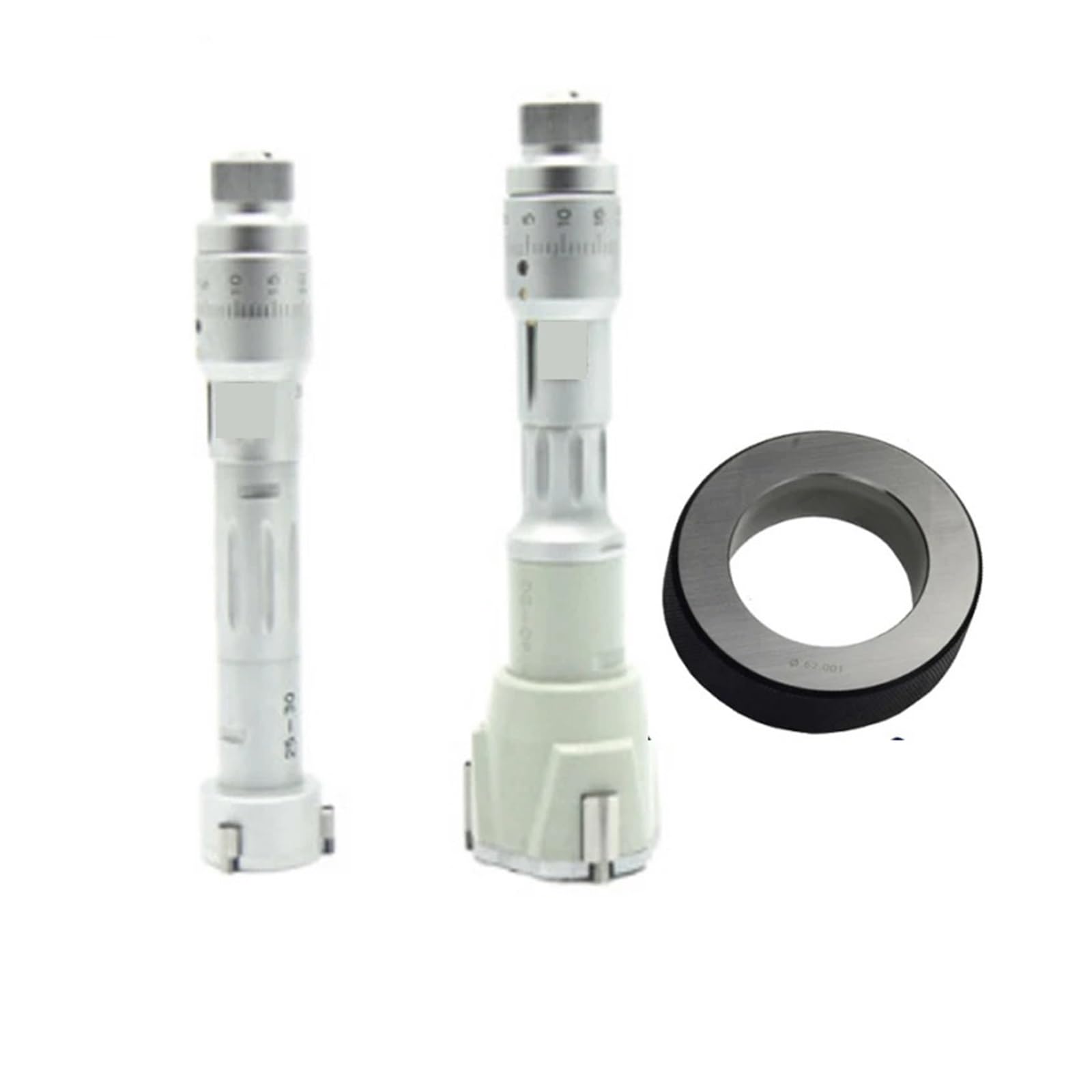 MicrómetrInterior De Tres Puntos Micrómetros internos de tres puntos, 6-100mm, 0.001mm, micrómetro interior de tres puntos, herramienta de medición de diámetro interno (Color : 25-30mm)