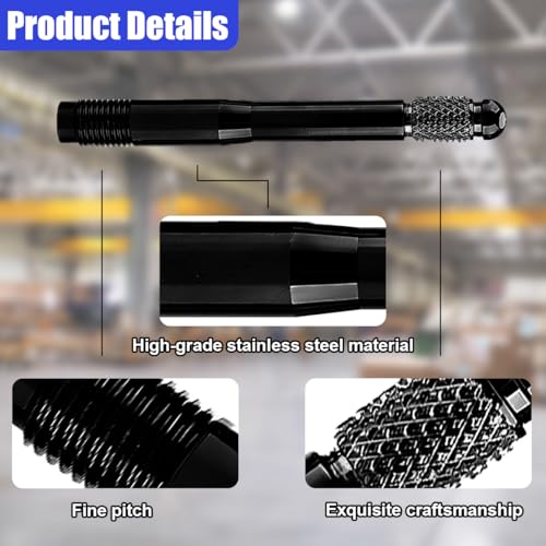 Image of ZIMISI M12X1.25 Car Wheel Alignment Pin, Stainless Steel Wheel Alignment Tool, Tire Mounting Tools, Wheel Hanger Balancing and Guide Tool, Car Tire Rim Stud Pilot Pin for Most Cars (Black)