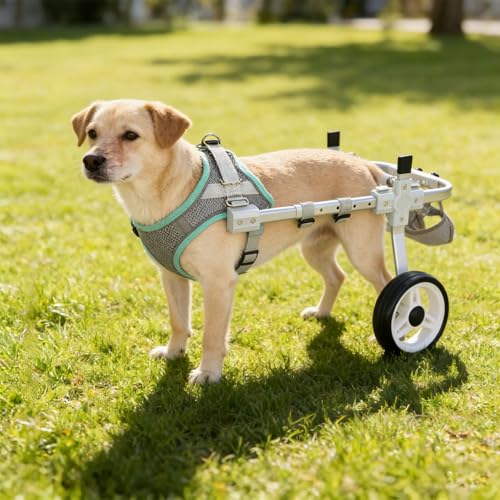 Chariot pour chien handicapé à 4 roues pour la récupération des pattes arrière - 6