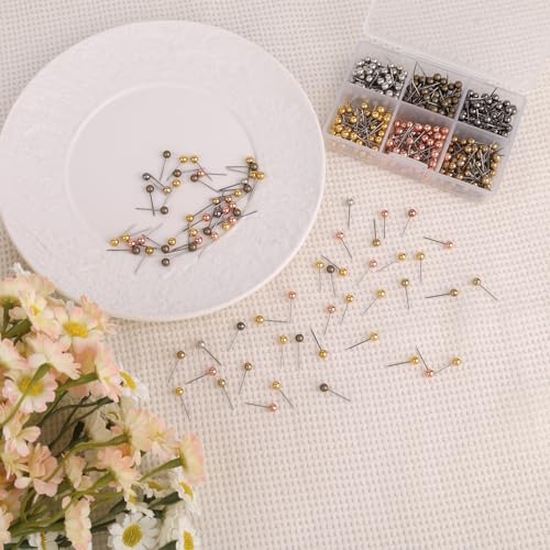 480pcs Map Push Pins, Map Tacks Round Head Pins Small Thumb Tacks Marking Pushpins for Cork Board Bulletin Board Picture Photo Home Office School DIY Craft (6 Colors) image 1