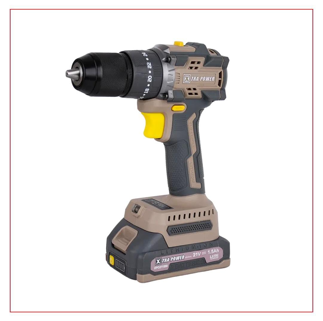 Xtra Power BRUSHLESS IMPACT DRILL 13 MM XPC-ID-01, Yellow-image-6