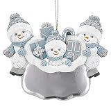 SUPERHUA 2020 decoración navideña de cuarentena DIY personalizado muñeco de nieve árbol de Navidad colgante adorno colgante para bendiciones familiares