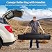 900D 10x10 Pop up Canopy Tent Roller Bag with Handle, Heavy Duty 10x10 Canopy Bag with Wheels, Universal Wheeled Canopy Tent Storage Bag Replacement, Waterproof and Wear-Resistant