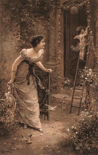 Affiche impression Hans Zatzka pour habiller un mur vide avec élégance artistique