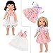 SOTOGO 11 Sets Doll Clothes Outfits Dresses Pajamas Swimsuit, Doll Clothes Fit for 14 to 14.5 Inch Dolls