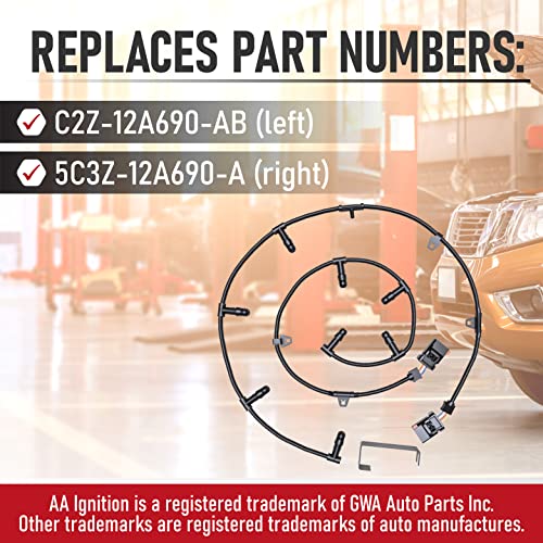 Replacement Powerstroke 6.0 Glow Plug Harness Kit - Includes Right, Left Harness, And Removal Tool - Compatible With Ford F250 Super Duty, F350, And More - 2004, 2005, 2006, 2007, 2008, 2009, 2010 #TOP2