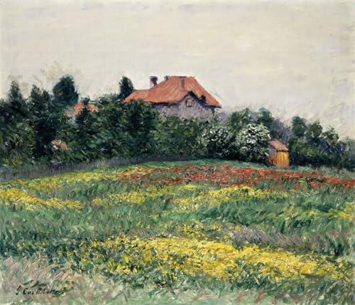 Tableaux Peinture sur Toile impression paysage Normandie Gustave Caillebotte