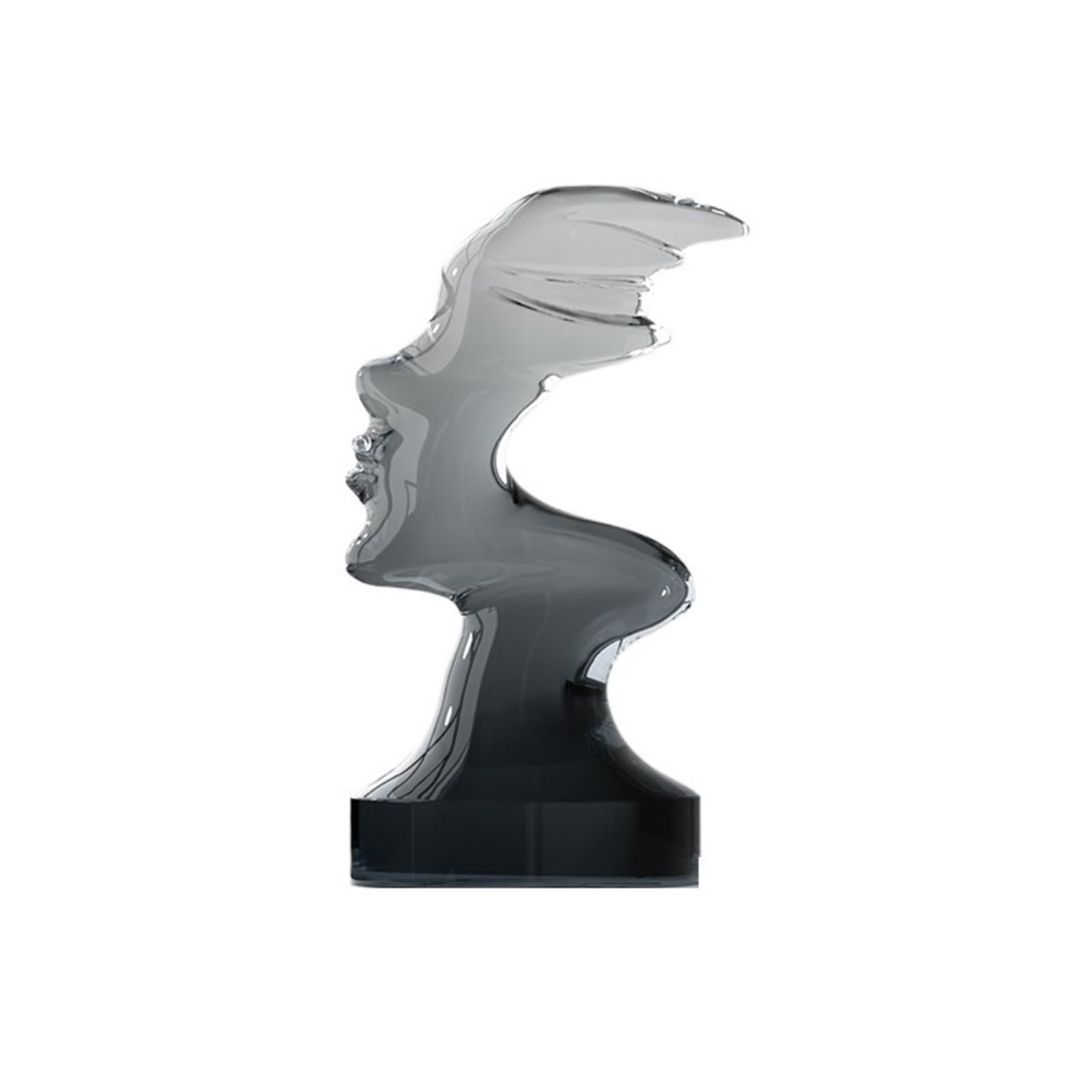 ZENY896V Sculptures Abstract Figure Transparent Art Ornament Minimalist Decoration Decor
