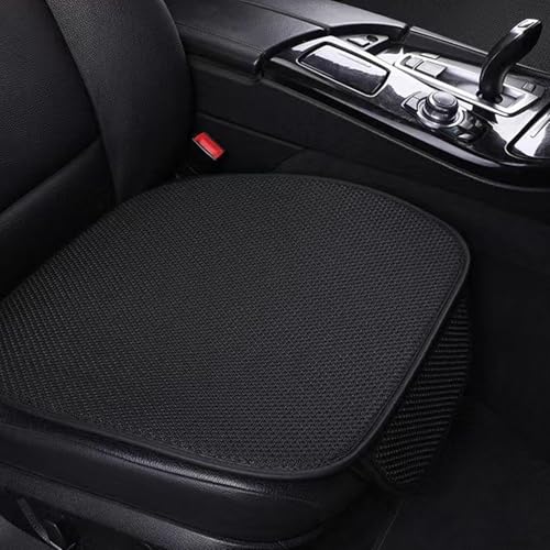 YuchiFa Almofada antiderrapante para assento de carro Ice Silk para o verão, capas de assento de carro de algodão respiráveis e refrescantes, para todos os modelos (A, 2 assento dianteiro)
