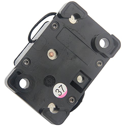 Zookoto 60 Amp Circuit Breaker, Marine Trolling Motors Boat Atv Manual Power Fuse Rest, Waterproof (60A) 12V-48Vdc #TOP3