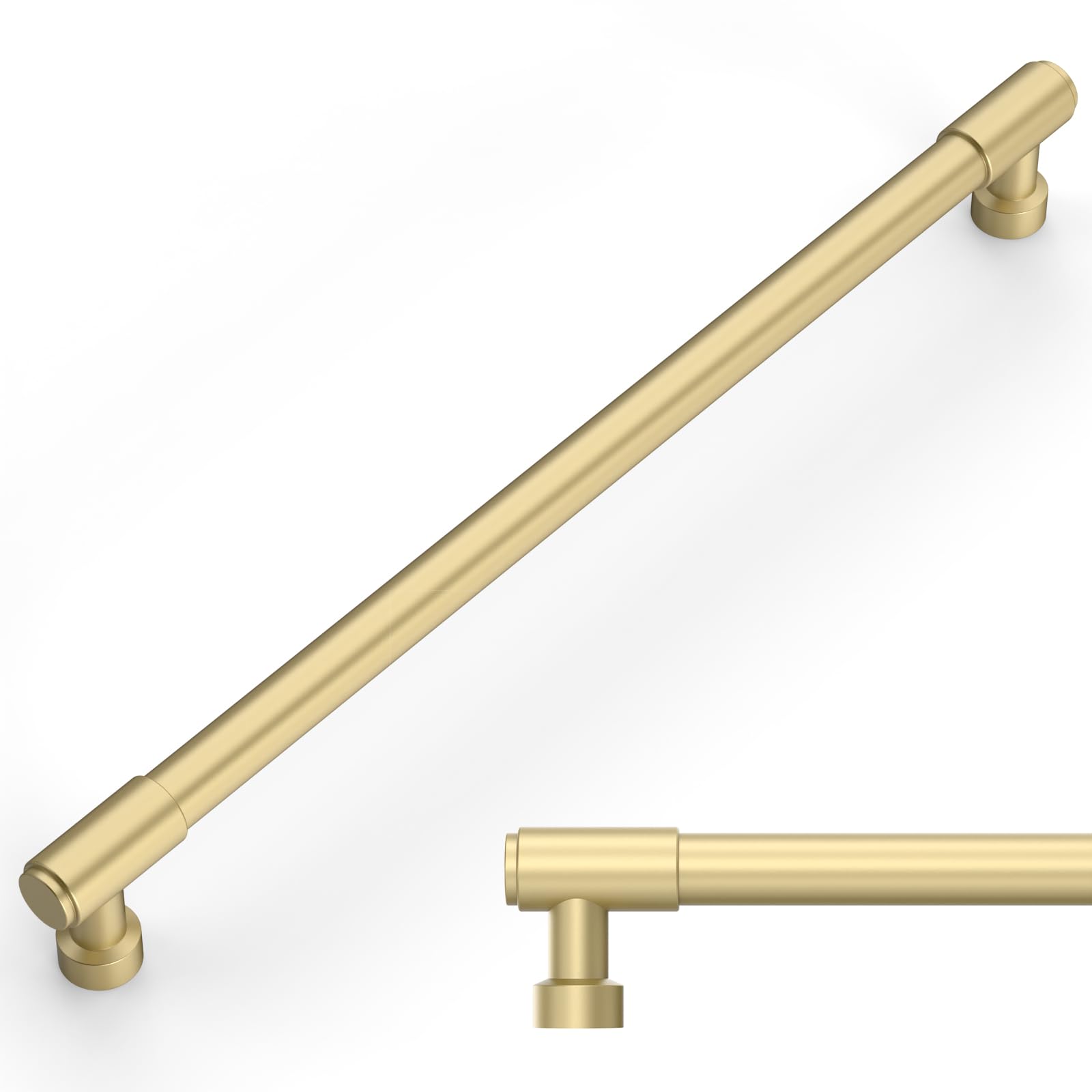 Amerdeco 10 Pack Champagne Bronze Cabinet Pulls 5 Inch(128mm) Hole Center Drawer Pulls Cabinet Hardware Kitchen Cabinet Handles for Bathroom ZH0075 — Amazon image 11