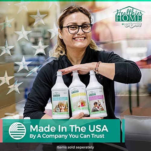 Chomp Grout Cleaner And Brightener, Powerful Tile Floors Cleaning, For Showers, Bathrooms And Kitchens, Includes Easy Scrubber Grout Cleaner Brush To Refresh Grout And Remove Stains (2 Bottles X 32 Ounces) #TOP6