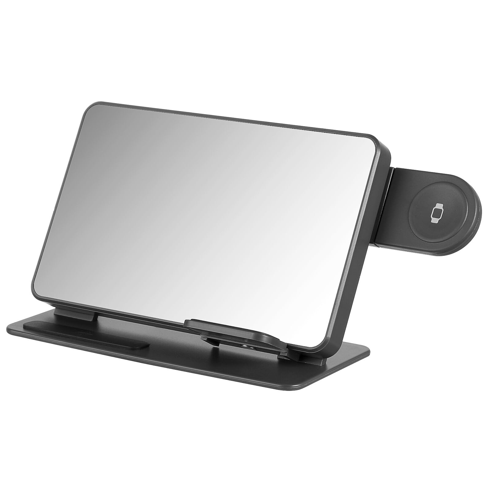 Station de Charge sans Fil Support Charge Rapide pour Téléphone Montre Écouteurs avec Horloge Numérique et Affichage Température