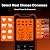 HOPEPOP Bluetooth Wireless Meat Thermometer Digital - NIST Certified Accuracy, Food Thermometer for Cooking with Standalone Base & App Control, 2 Meat Probes for Grill BBQ Smoker Oven (Orange)